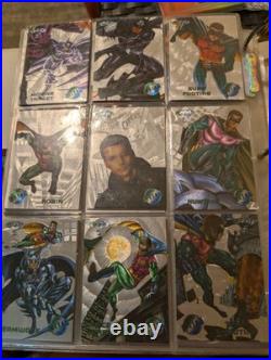 Silver Flasher Completed 100 Card Set 1995 Fleer Metal Batman Forever NM