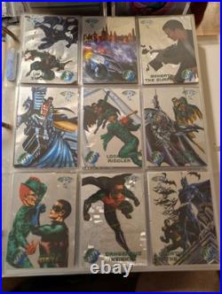 Silver Flasher Completed 100 Card Set 1995 Fleer Metal Batman Forever NM