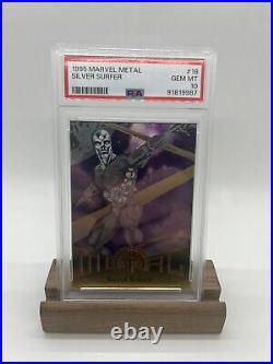 Silver Surfer 1995 Fleer Metal Marvel Card #18 PSA 10 GEM MINT Low Pop