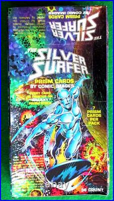 Silver Surfer All Prism Cards Box -7 cards per pack and 36 packs-shrink wrap off