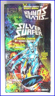 Silver Surfer All Prism Cards Box -7 cards per pack and 36 packs-shrink wrap off