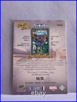 Silver Surfer Infinity Trilogy Comic Cuts (Infinity Gauntlet #5) Ron Lim Auto