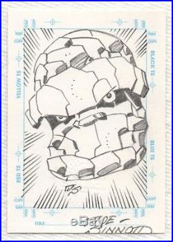 Sketchagraph Marvel Silver Age Sketch Card Joe Sinnott (rare) THING