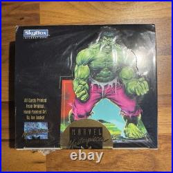 SkyBox Marvel Masterpieces 1992 Sealed Box Jusko Trading Cards Original Owner