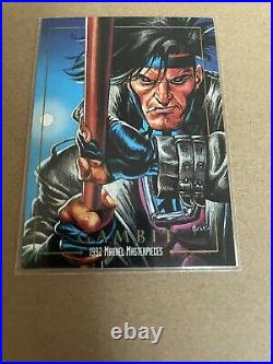 Sky Box Marvel Masterpieces Gambit #29 Blue 1992 Rare Mint Trading Card X-Men