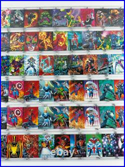 Skybox 1992 Marvel Masterpieces UNCUT SHEETS x6 LOOK cards