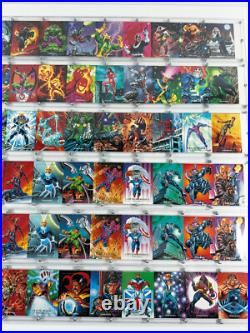 Skybox 1992 Marvel Masterpieces UNCUT SHEETS x6 LOOK cards