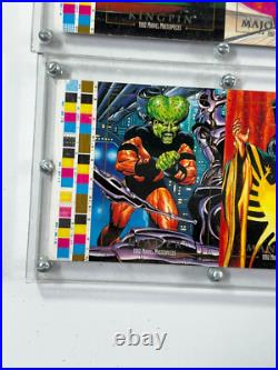 Skybox 1992 Marvel Masterpieces UNCUT SHEETS x6 LOOK cards