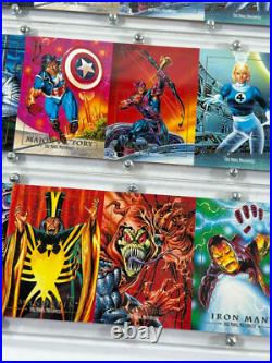 Skybox 1992 Marvel Masterpieces UNCUT SHEETS x6 LOOK cards