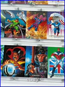 Skybox 1992 Marvel Masterpieces UNCUT SHEETS x6 LOOK cards