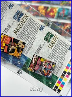 Skybox 1992 Marvel Masterpieces UNCUT SHEETS x6 LOOK cards