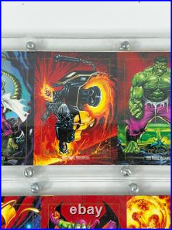 Skybox 1992 Marvel Masterpieces UNCUT SHEETS x6 LOOK cards