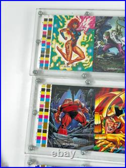 Skybox 1992 Marvel Masterpieces UNCUT SHEETS x6 LOOK cards