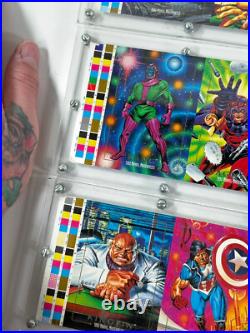 Skybox 1992 Marvel Masterpieces UNCUT SHEETS x6 LOOK cards