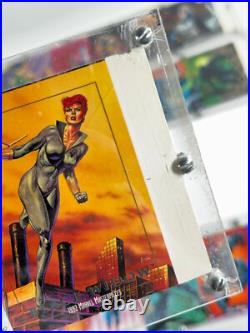 Skybox 1992 Marvel Masterpieces UNCUT SHEETS x6 LOOK cards