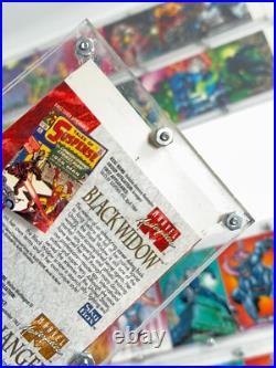 Skybox 1992 Marvel Masterpieces UNCUT SHEETS x6 LOOK cards