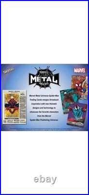 Skybox Marvel Metal Universe Spider-Man Factory Sealed Hobby Box Upper Deck 2021