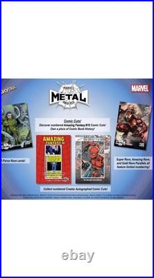 Skybox Marvel Metal Universe Spider-Man Factory Sealed Hobby Box Upper Deck 2021