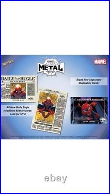 Skybox Marvel Metal Universe Spider-Man Factory Sealed Hobby Box Upper Deck 2021