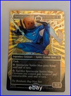 Spectacular Spider-Man (0236) (Borderless)Textured Foil Marvel's Spider-Man Foil