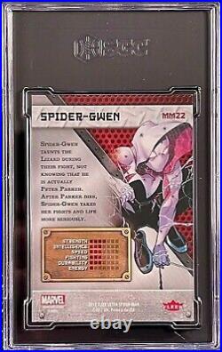Spider-Gwen 2017 Fleer Ultra Marvel Metal Silver #MM22 SGC 10 Gem Mint