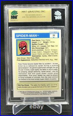 Spider-Man 1990 Marvel Comics Impel #29 RC MNT 9.5 Gem Mint Pop 6 No 10's