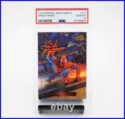 Spider-Man 1994 Fleer Marvel Masterpieces #115 PSA 10