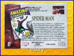 Spider-Man Pink Lasesrs #87 /992 2024 Marvel Masterpieces'92 Platinum Spider-Man Pink Lasesrs #87 /992 2024 Marvel Masterpieces'92 Platinum