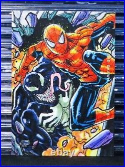 Spider-Man vs Venom 2023 Guardians Of The Galaxy AP Sketch Card One Of One 1/1
