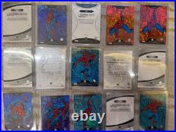Spiderman numbered cards, from /25 to /145, lot15