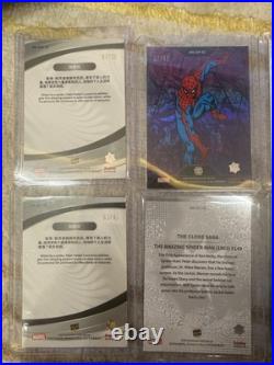 Spiderman numbered cards, from /25 to /145, lot15