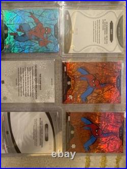 Spiderman numbered cards, from /25 to /145, lot15