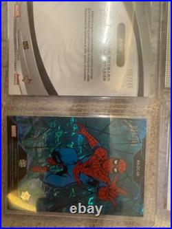 Spiderman numbered cards, from /25 to /145, lot15