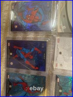 Spiderman numbered cards, from /25 to /145, lot15
