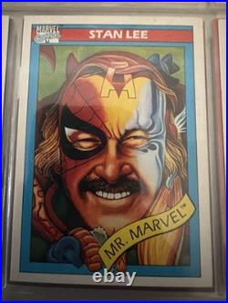 Stan Lee 1990 Impel Marvel Universe #161