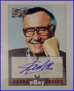 Stan Lee Autograph Marvel The Silver Age Card A1 Skybox 1998 Mint Bonus Art Card