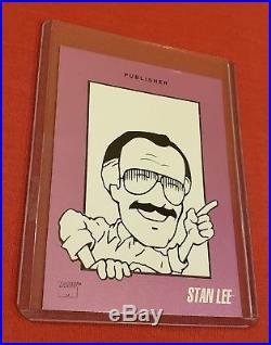 Stan Lee Signed Autographed 1992 Marvel Comics Business Profile Trading Card