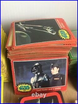 Star Wars 1977 1980 (778 Trading Card Lot) Series 1-5, Sticker, Wonder Bread, BK