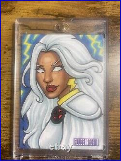 Storm Sketch Card Marvel Infinity Trilogy