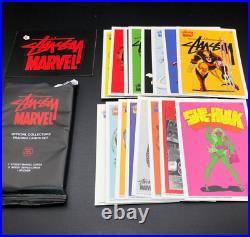 Stussy MARVEL OFFICIAL COLLECTORS TRADING CARDS SET Opened 2011