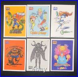 Stussy MARVEL OFFICIAL COLLECTORS TRADING CARDS SET Opened 2011