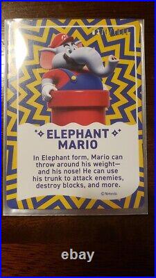 Super Mario Bros Wonder Elephant Trading Card 0374/1000