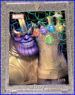 THANOS 2025 Topps Chrome Marvel Reflections Kaleidoscope MR-4 /25 SSP Rare