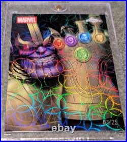 THANOS 2025 Topps Chrome Marvel Reflections Kaleidoscope MR-4 /25 SSP Rare