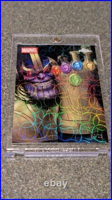 THANOS 2025 Topps Chrome Marvel Reflections Kaleidoscope MR-4 /25 SSP Rare