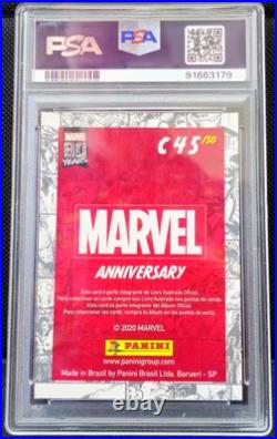 Thanos 2020 Panini Marvel 80 Years Trading Cards #C45 PSA 9 MINT