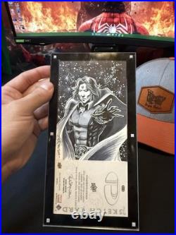 Thanos Sketch Marvel Premier 1/1 Upper Deck Amazing Art