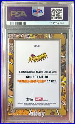 The Amazing Spider-man Psa 10 2024 Topps Chrome Marvel Gold #29