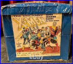 The Uncanny X-Men Cover Trading Cards Sealed Box 1990 RARE Marvel card unopened