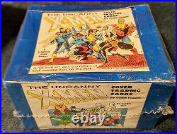 The Uncanny X-Men Cover Trading Cards Sealed Box 1990 RARE Marvel card unopened